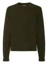 Dsquared2 Ribbed Jumper In Green