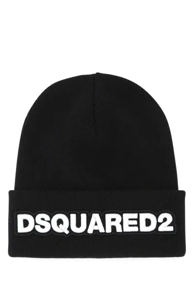 Dsquared2 Ribbed Knit Beanie