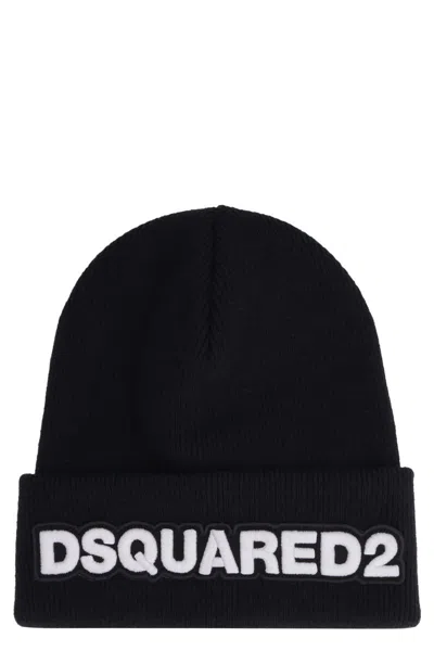 DSQUARED2 DSQUARED2 RIBBED KNIT BEANIE