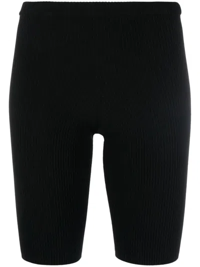 DSQUARED2 RIBBED-KNIT CYCLING SHORTS