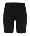 Dsquared2 Panelled Logo Embroidered Bermuda Shorts In Black