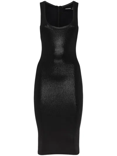 DSQUARED2 RIBBED-KNIT DRESS