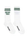 Dsquared2 Ribbed Long Socks With Contrasting Embroidery