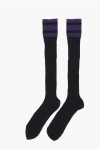Dsquared2 Ribbed Long Socks With Lurex Details