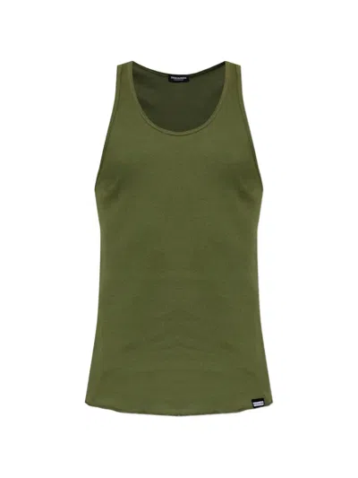 Dsquared2 Ribbed Lounger In Green