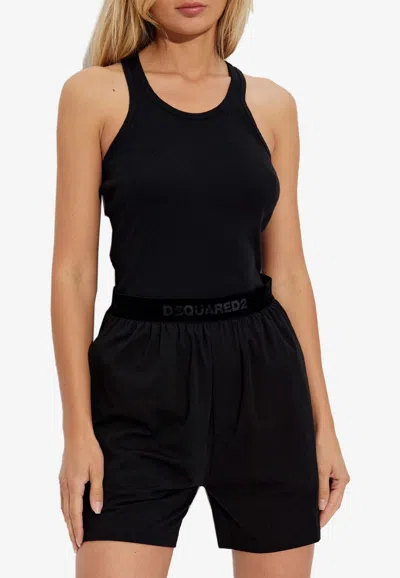 DSQUARED2 RIBBED TANK TOP