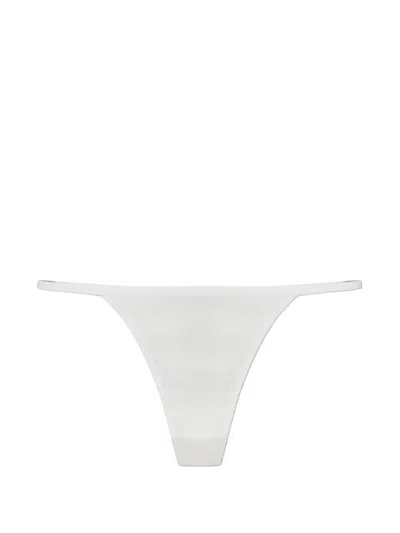 Dsquared2 Ribbed Thong In White