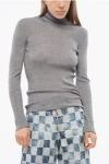Dsquared2 Ribbed Wool Turtleneck Sweater