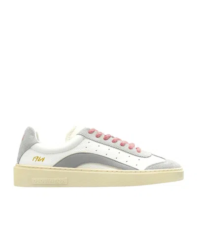 Dsquared2 Rider Lace-up Sports Shoes In White