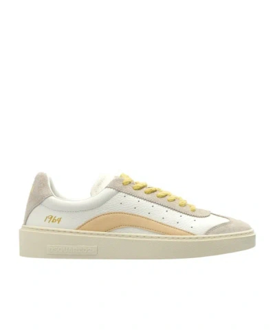 Dsquared2 Rider Lace-up Sports Shoes In White