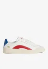 Dsquared2 Premium Leather Lace-up Sneakers For Men In Multi