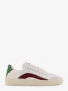 Dsquared2 Leather Low-top Sneakers Contrast Heel