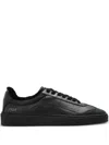 Dsquared2 Rider Leather Low-top Sneakers In Black
