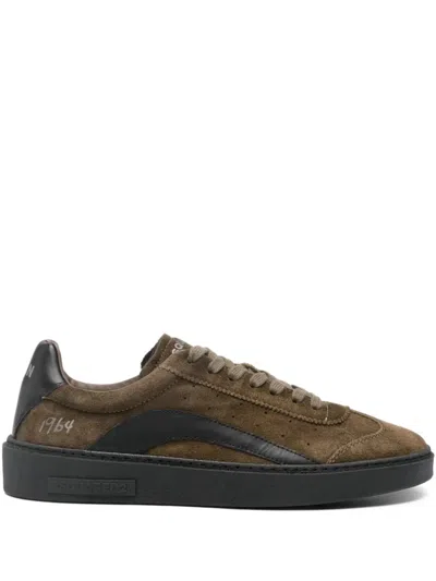 Dsquared2 Rider Sneakers In Brown