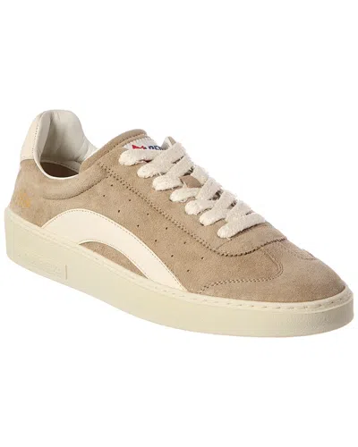 Dsquared2 Rider Suede Sneaker In Neutral