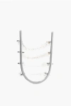 Dsquared2 Rigid Bracelet With Multiple Chains Embellished With Beads A In Metallic