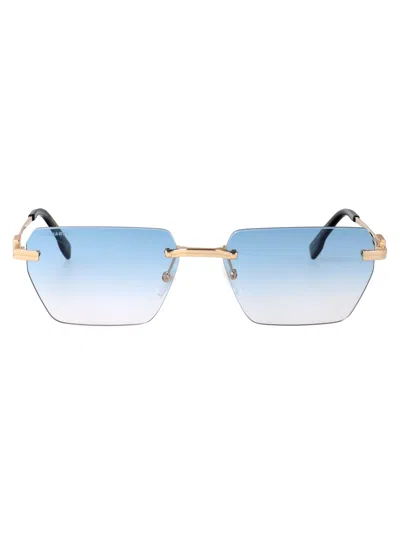 Dsquared2 Rimless Blue-gradient Sunglasses In Transparent
