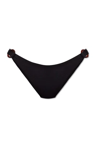 Dsquared2 Ring Detailed Bikini Bottoms In Black