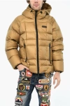 Dsquared2 Rip Stop Check Padded Jacket Grösse 48 In Brown