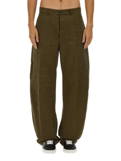 Dsquared2 Dsquared Ripped Big Chino Pants In Brown