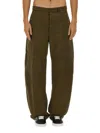 Dsquared2 Ripped Big Chino Pants In Military Green