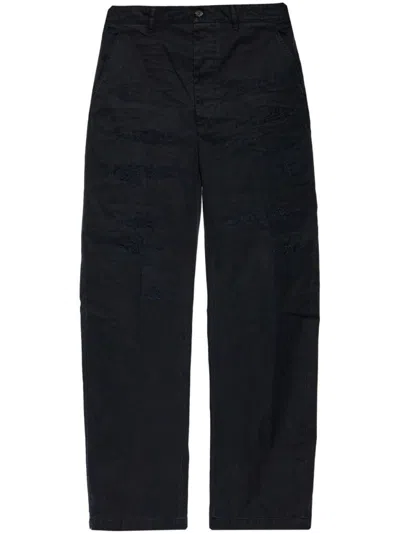 Dsquared2 Ripped Chino Pants In Black