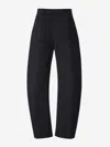 Dsquared2 Ripped Loose-fit Trousers In Ebony