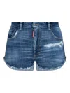 Dsquared2 Denim Shorts With Belt Loops
