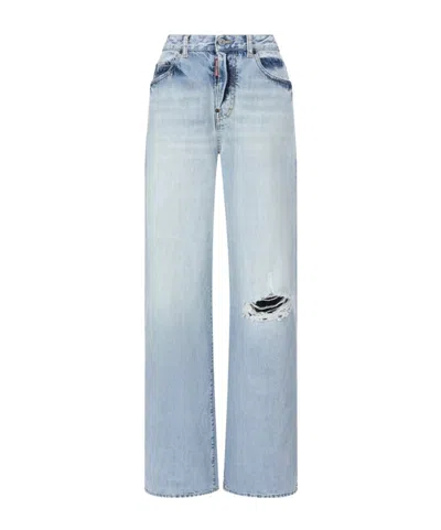 DSQUARED2 RIPPED-DETAIL JEANS