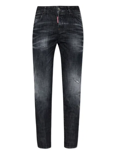 DSQUARED2 RIPPED-DETAIL JEANS