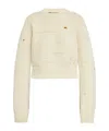 Dsquared2 Ripped-detailing Knitted Jumper In Nude