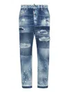Dsquared2 Ripped Jeans In Blue