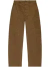 Dsquared2 Ripped Loose-fit Trousers In Braun