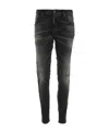 Dsquared2 Ripped Skinny Jeans In Black
