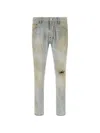 Dsquared2 Light Blue Denim Jeans In Blue