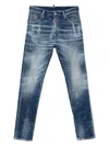 Dsquared2 Medium Galaxy Wash Cool Guy Jeans In Faded Blue In Blue