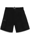 Dsquared2 Ripstop Cargo Shorts In Black