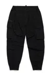 Dsquared2 Pantaloni Cargo In Cotone Ripstop In Black