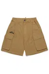Dsquared2 Cargo Shorts In Beige