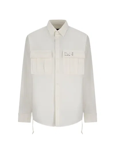 Dsquared2 Ripstop Drawstring-hem Shirt In Neutral