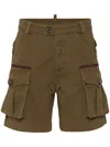 Dsquared2 Ripstop Shorts In Brown