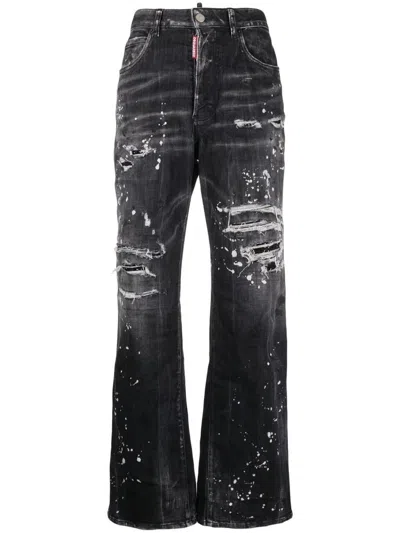 Dsquared2 Black Roadie Denim Jeans