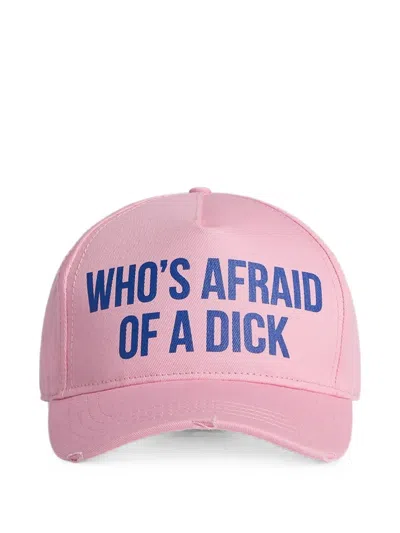 Dsquared2 Rocco Baseball Hat In Pink