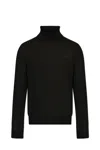 Dsquared2 Roll-neck Knitted Jumper In Black