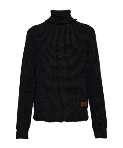 DSQUARED2 DSQUARED2 TURTLENECK DISTRESSED JUMPER