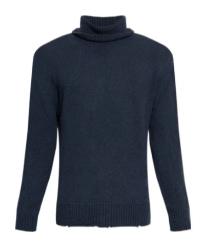 Dsquared2 Roll-neck Knitted Jumper In Black
