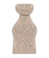 Dsquared2 Roll-neck Knitted Top In Nude