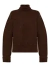 Dsquared2 Dsquared Brown Stretch Alpaca Blend Sweater In Brown