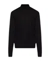 Dsquared2 Roll-neck Knitted Jumper In Black