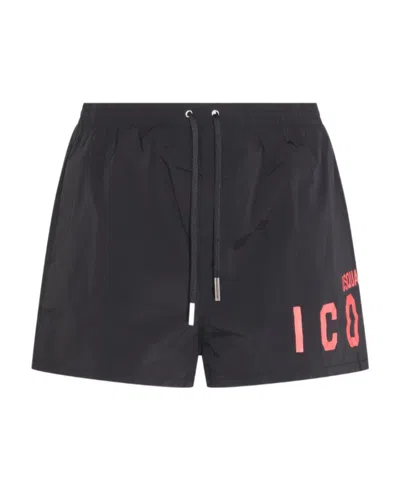 Dsquared2 Rope Swimming Trunks In Black
